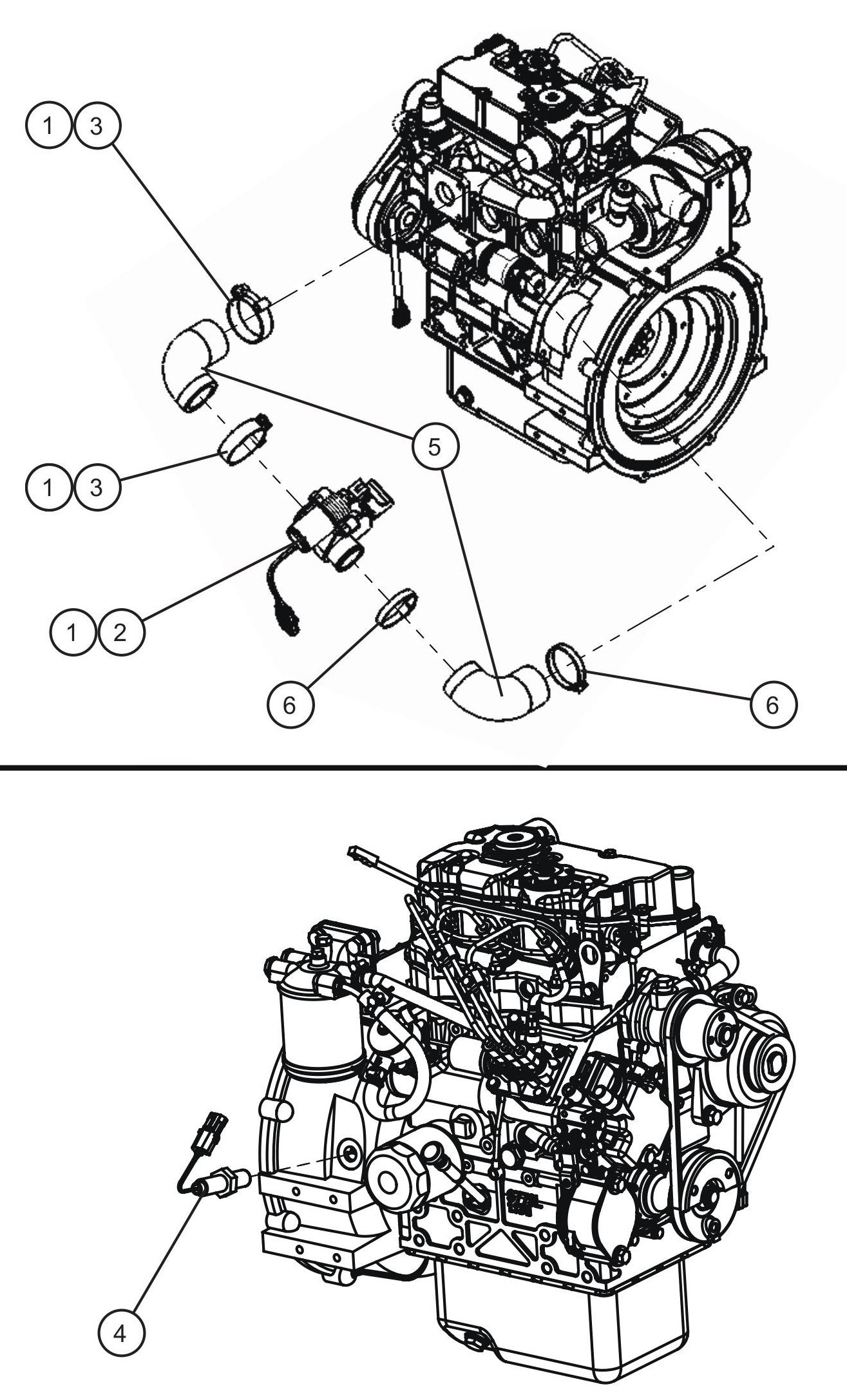 LD Series Night-Lite Pro II CAT/Perkins 1.1 Shocker Group (1 of 2) Assembly Parts By Allmand
