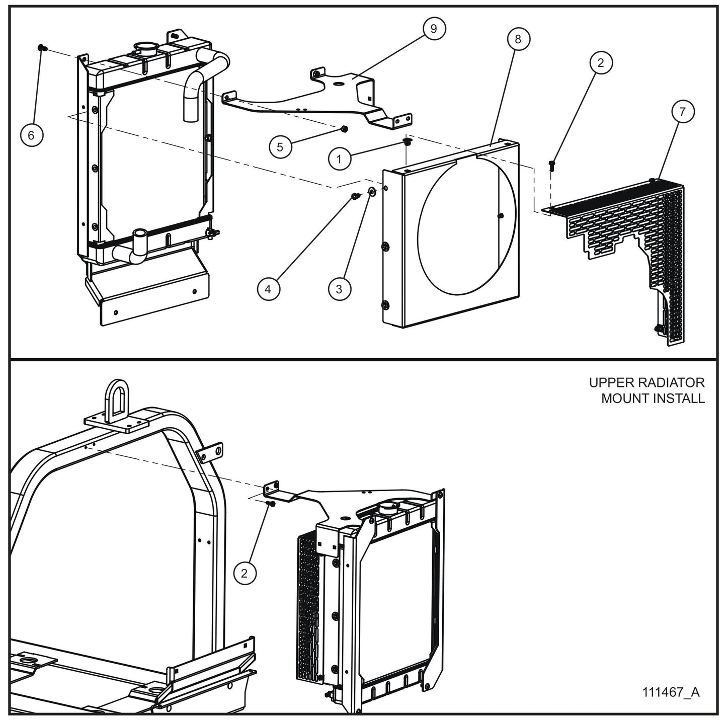 Kubota Engine Assembly Group (3 of 3) Parts for V Series Night-Lite (Sn 39-000001 to 39-999999) by Allmand