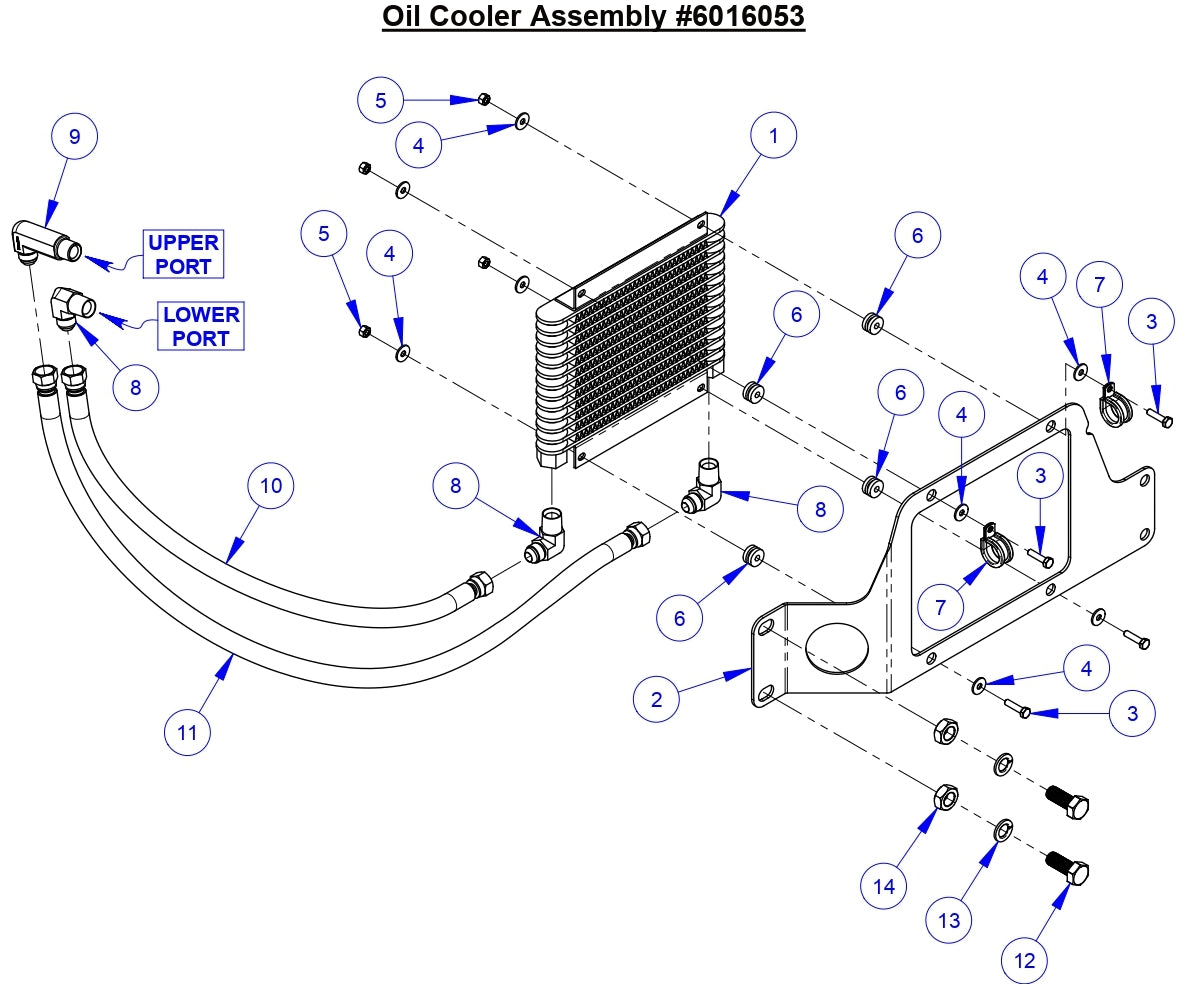 CC9074DK Oil Cooler Assembly