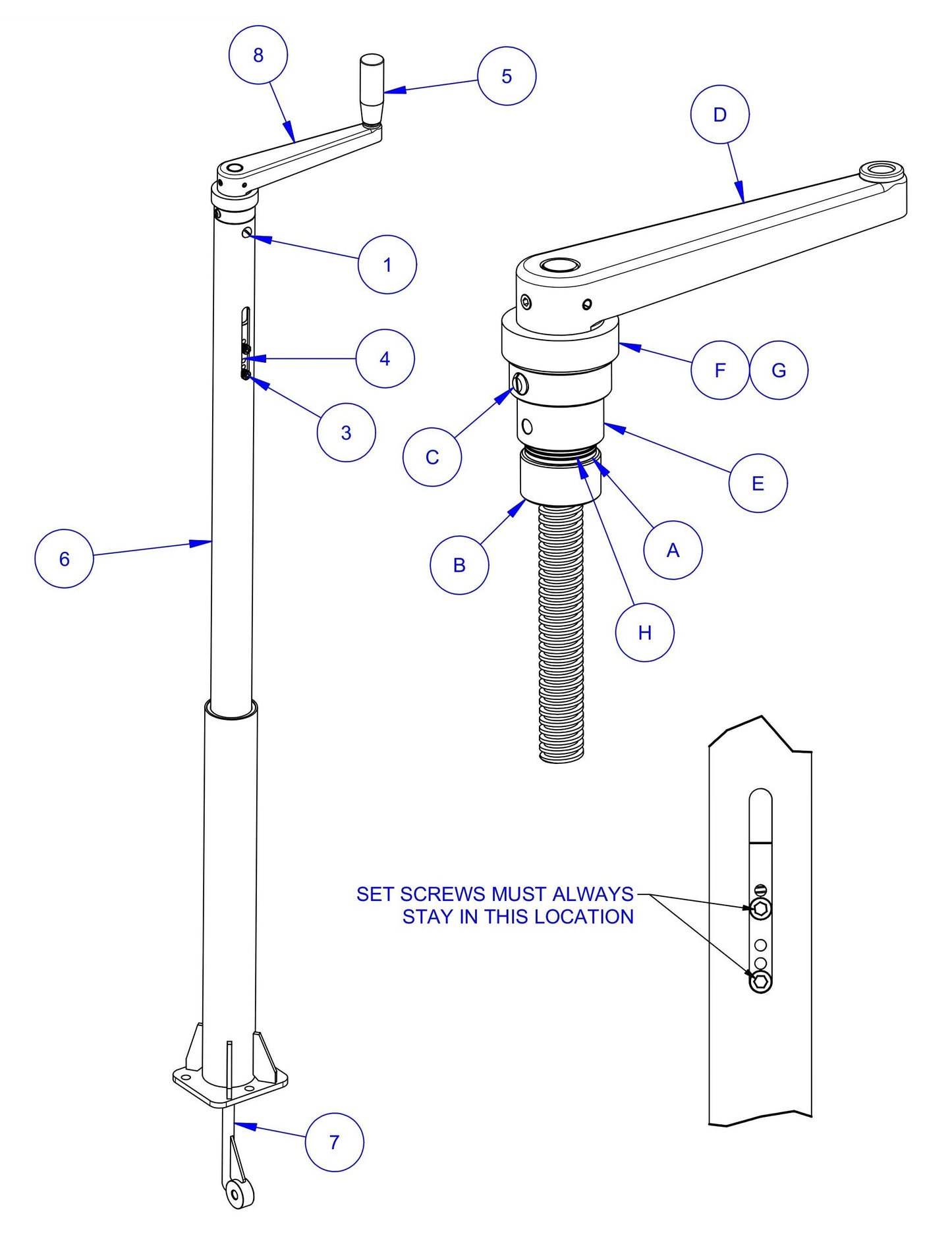 MSP455 (Pre 2021) Pitch Control Assembly Parts