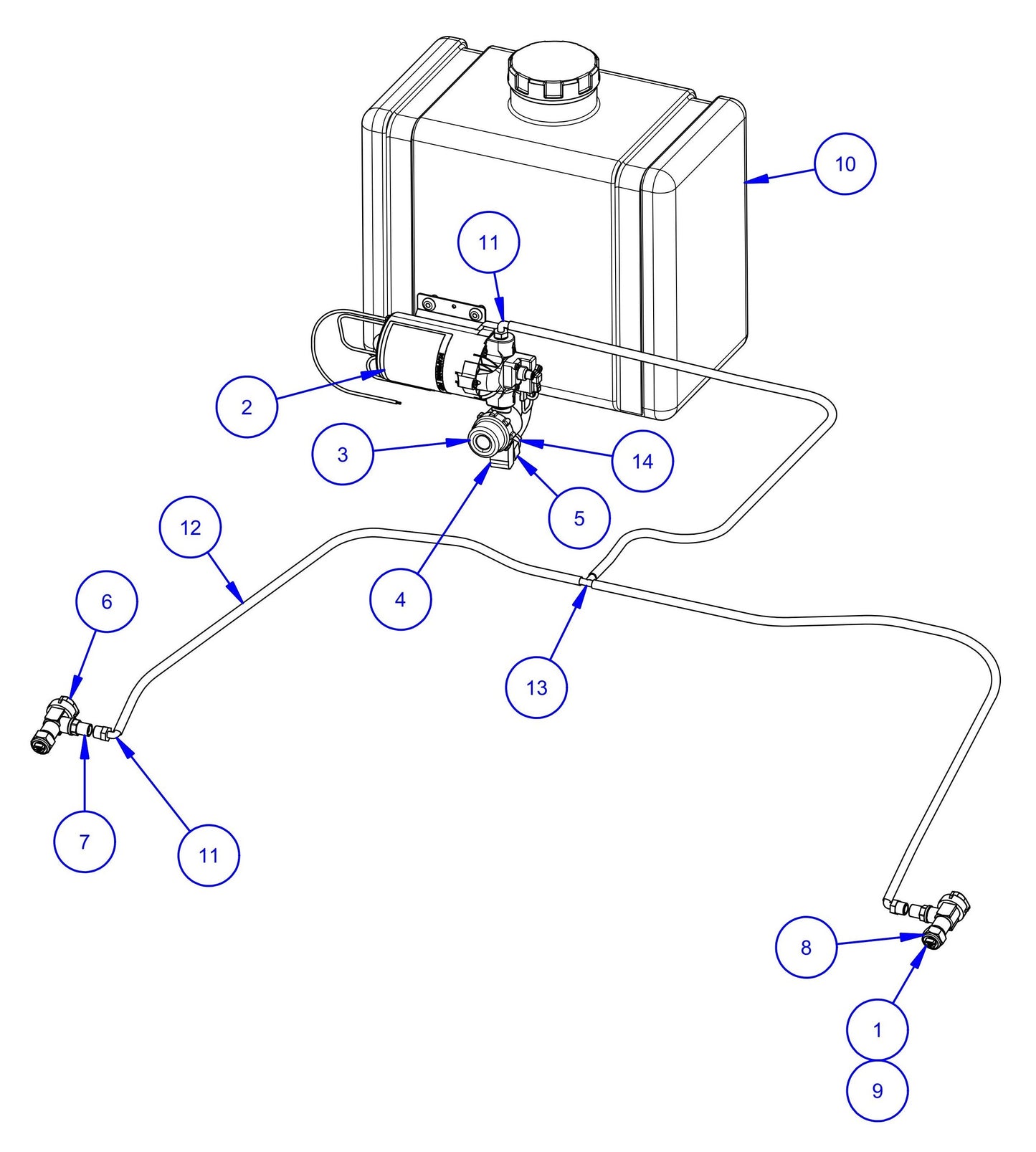 MSP455 (Pre 2021) Spray System Assembly Parts