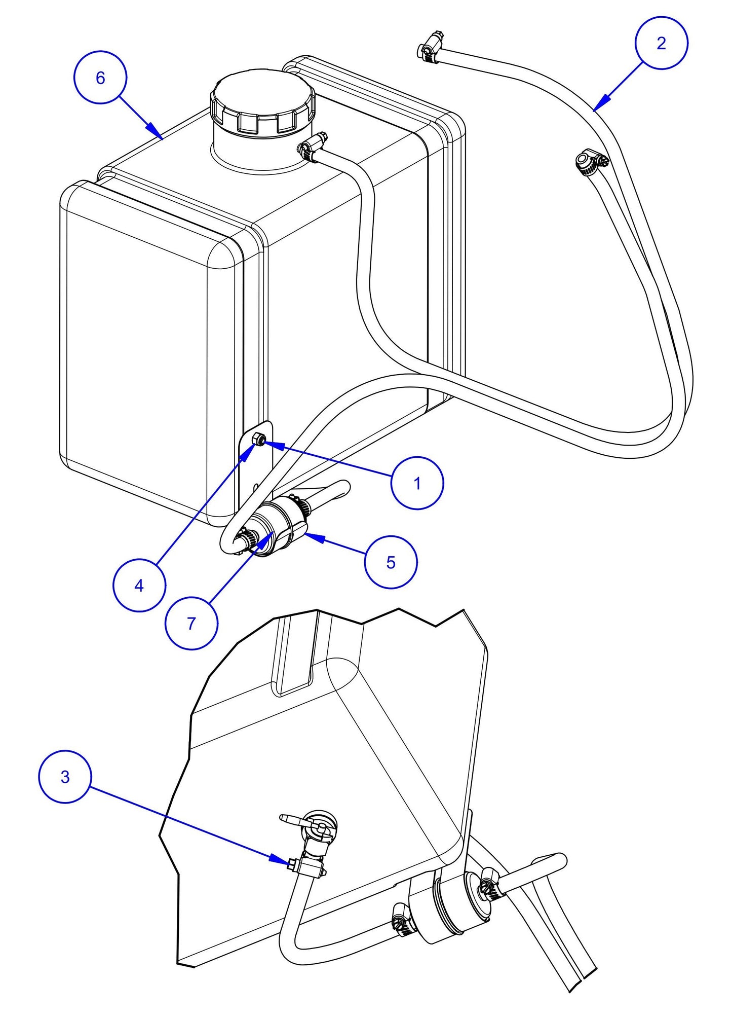 MSP455 (Pre 2021) Fuel System Assembly Parts