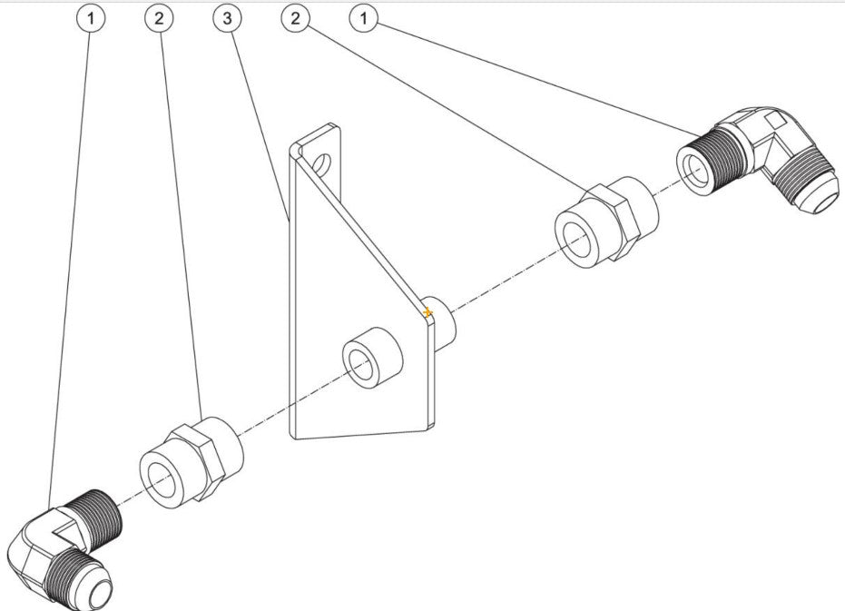 HEM-3003-0E40/HEM-3004-0E40 (sn:0-99999999) Outlet Plumbing Assembly Parts By Mi-T-M