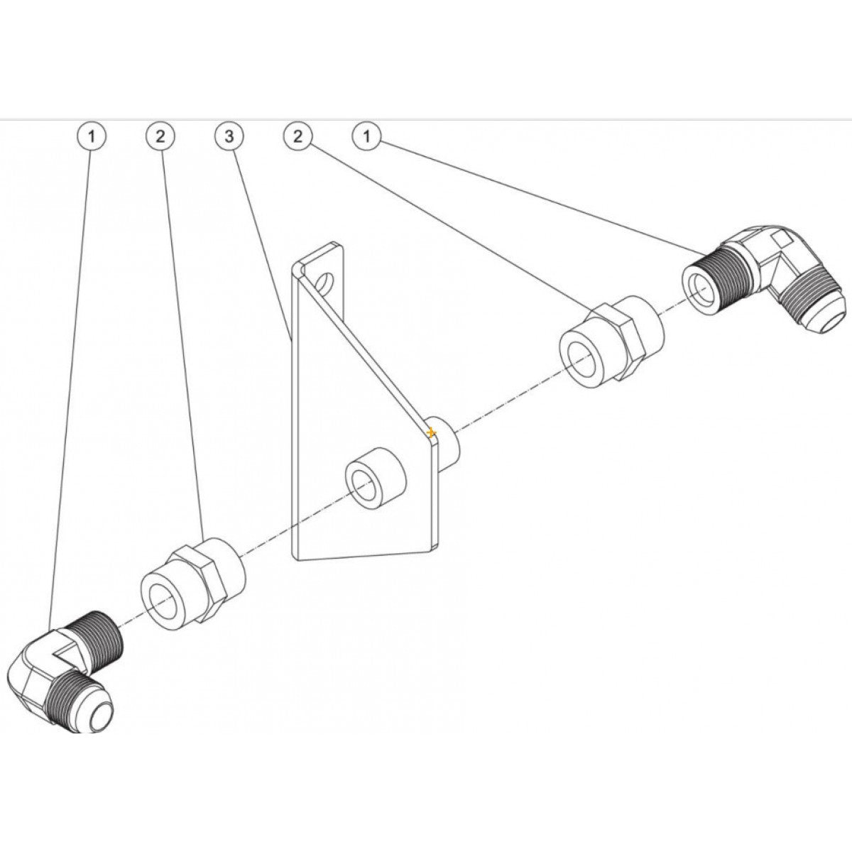 HAE-2503-0E4G, HAE-3004-0E4G, DH-2503-AE0E4G, DH-3004-AE0E4G Outlet plumbing Assembly Parts By Mi-T-M