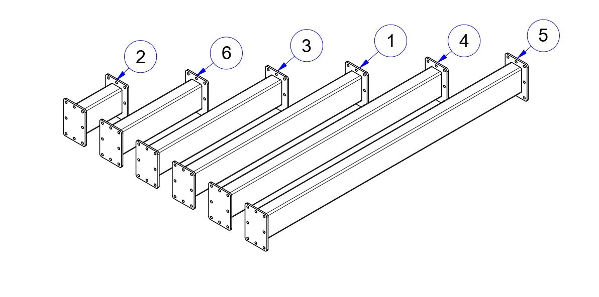 TRTP75 Overhead Sections Assembly Parts by Allen Engineering