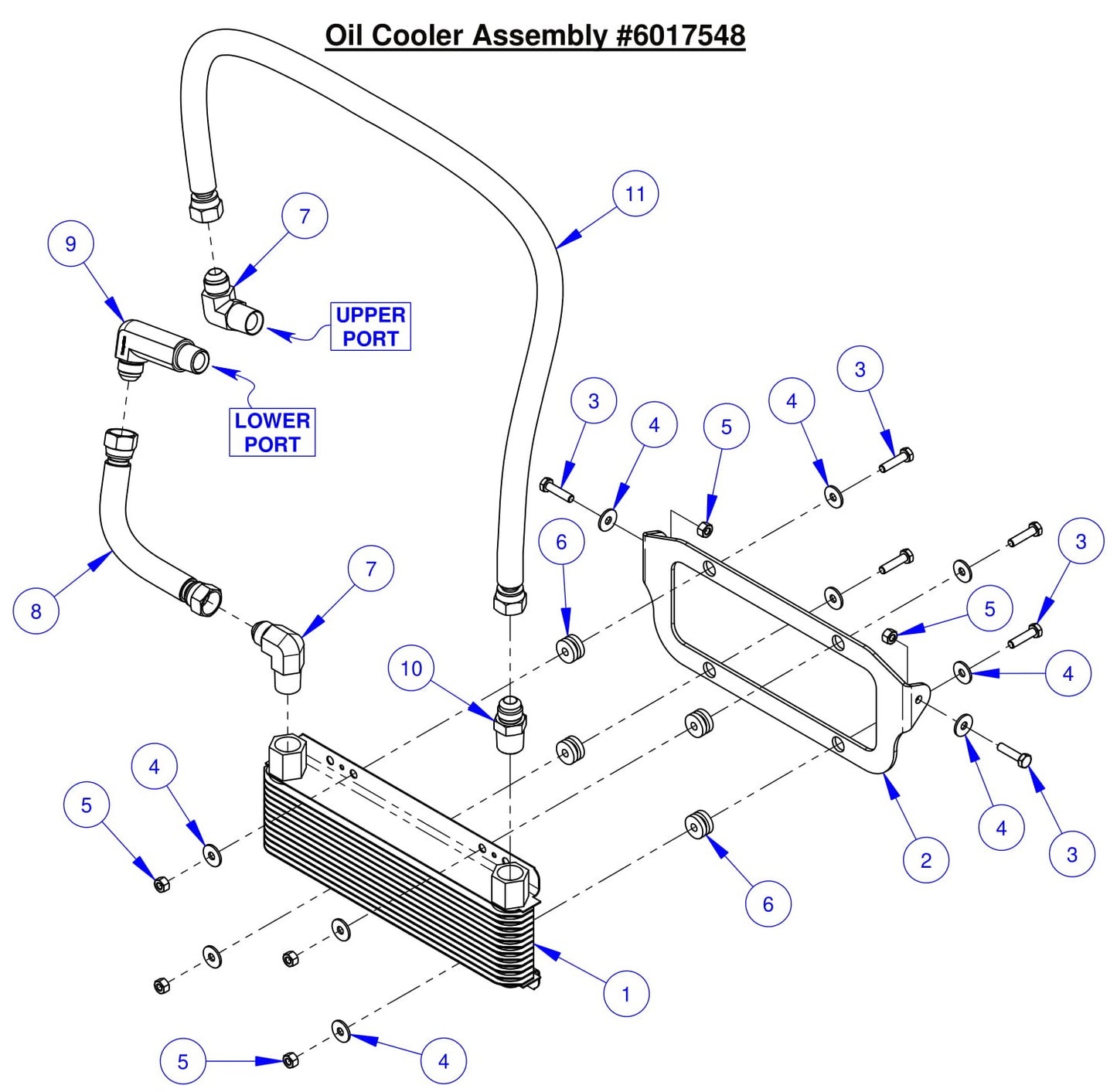 CC7574DK Oil Cooler Assembly