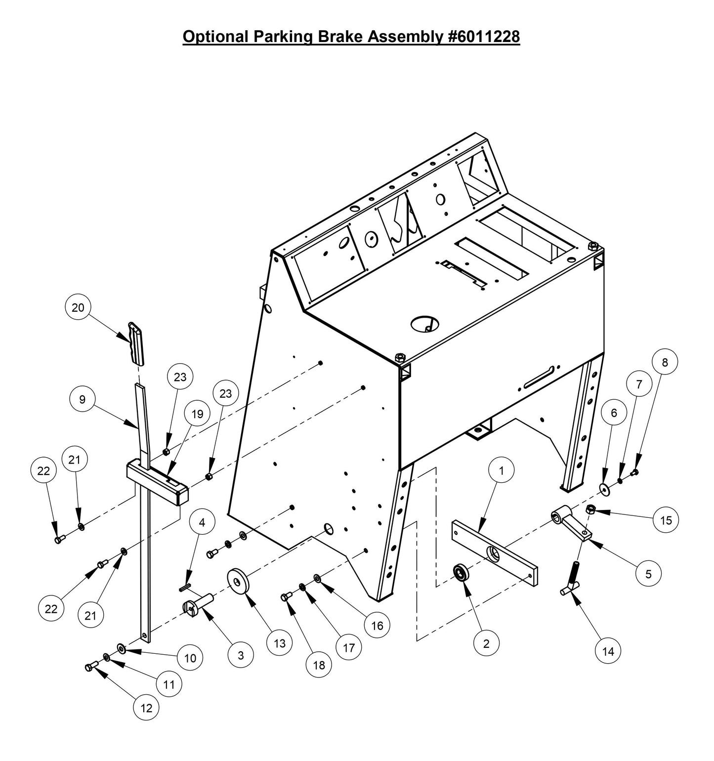 CC3535JBVP Optional Parking Brake Assembly