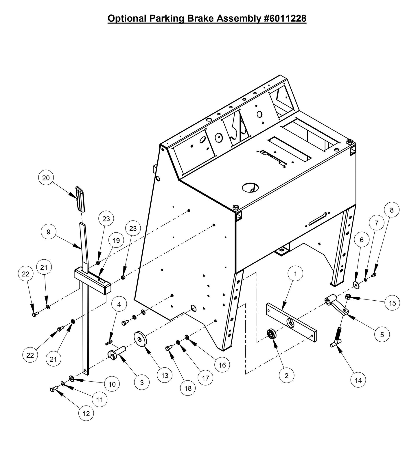 CC3500E (Optional Parking Brake Assembly)