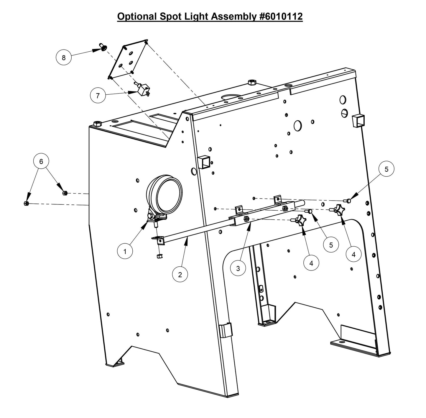 CC3728 Optional Spot Light Assembly