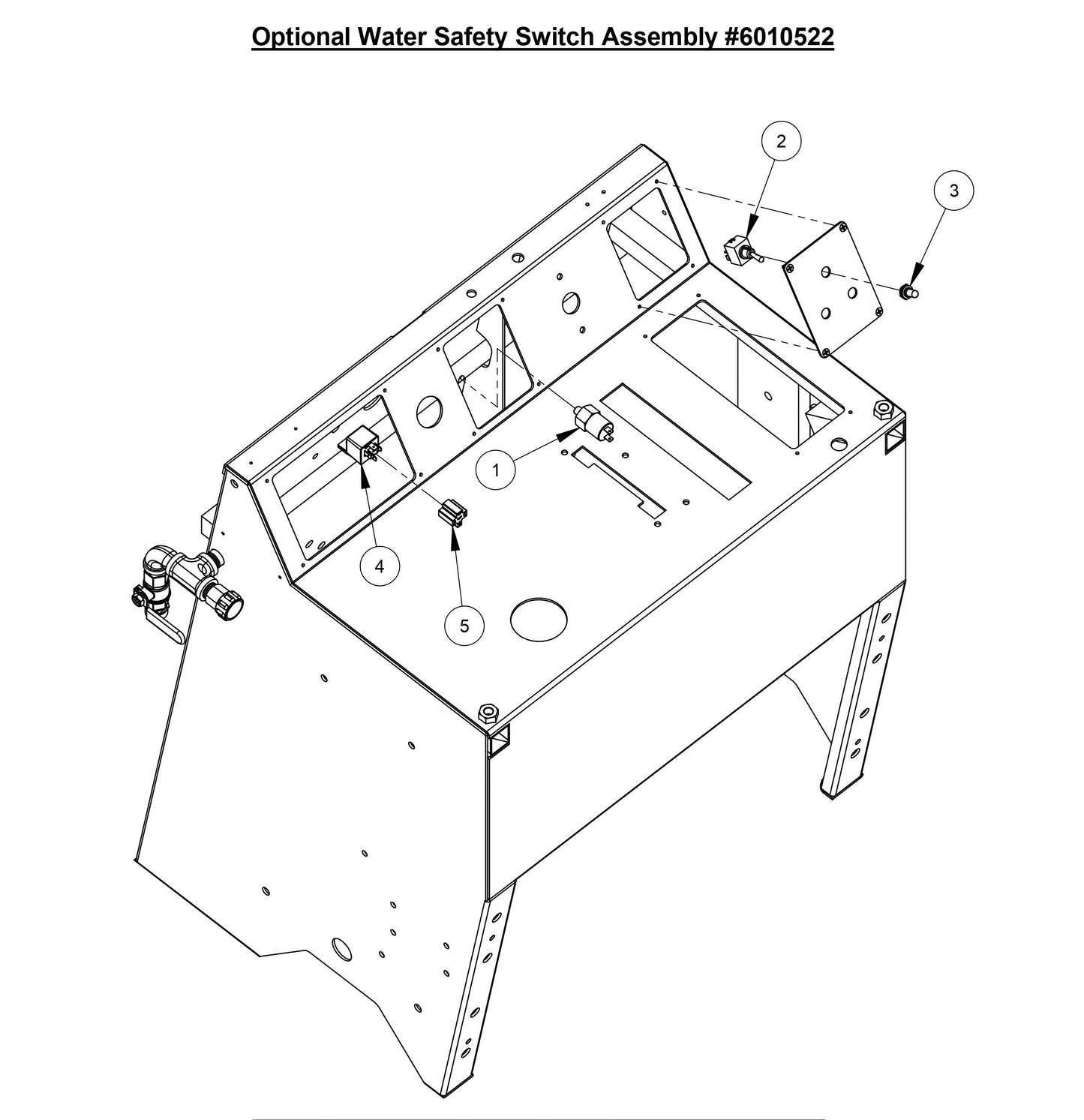 CC6566 Optional Water Safety Switch Assembly