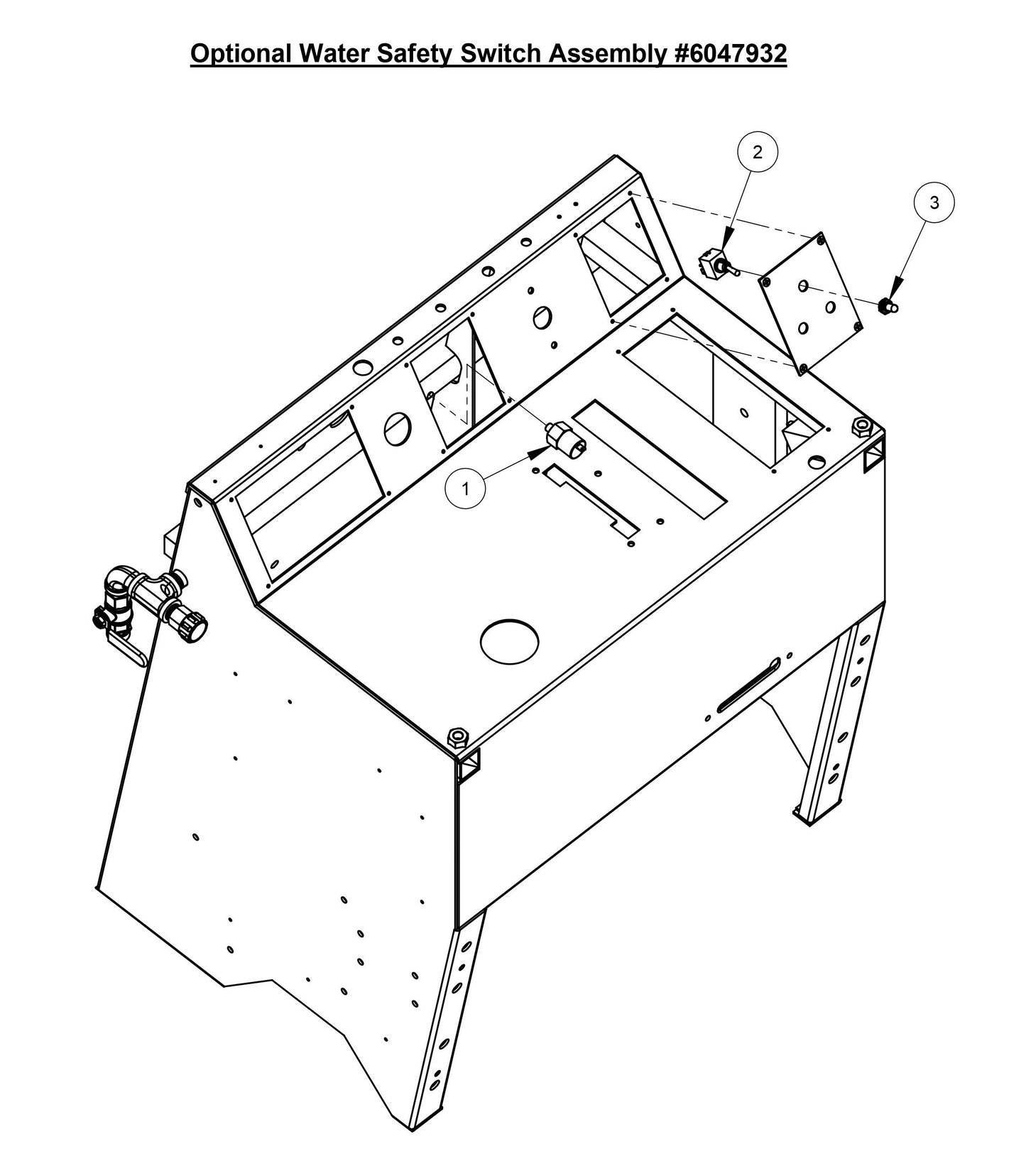CC3535JBVP Optional Water Safety Switch Assembly