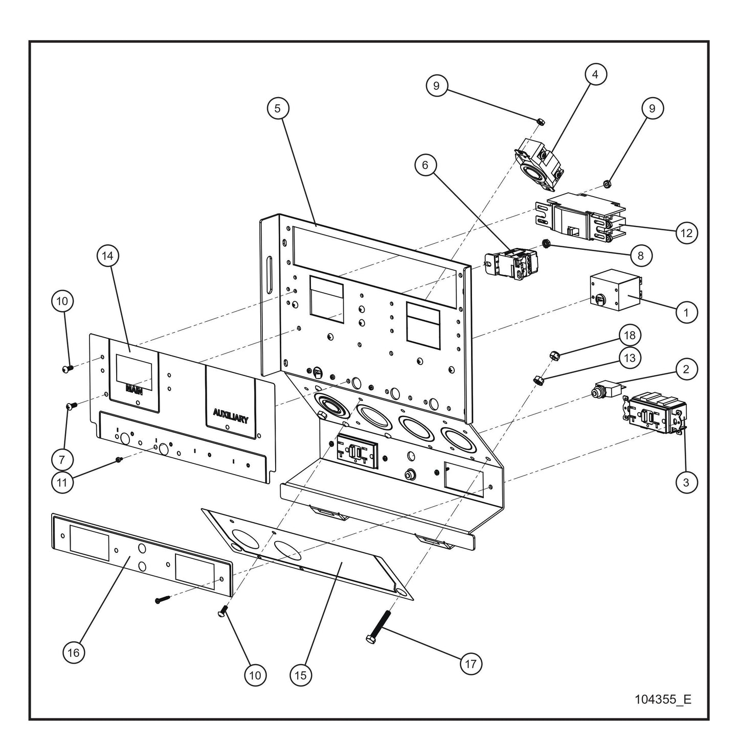 Outlet Panel 8kW CSA Parts By Allmand