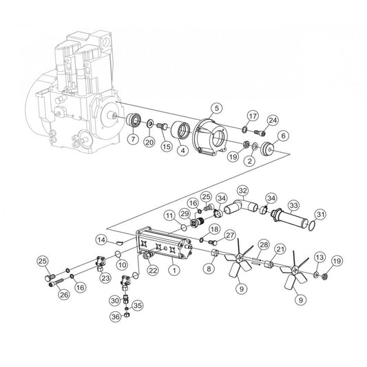 P33/24 HHM-HHMR —Pump Assembly Parts By Multiquip
