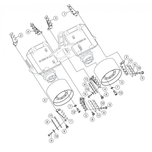 P33/24 HHM-HHMR — Smooth Drum 24"  Assembly Parts By Multiquip
