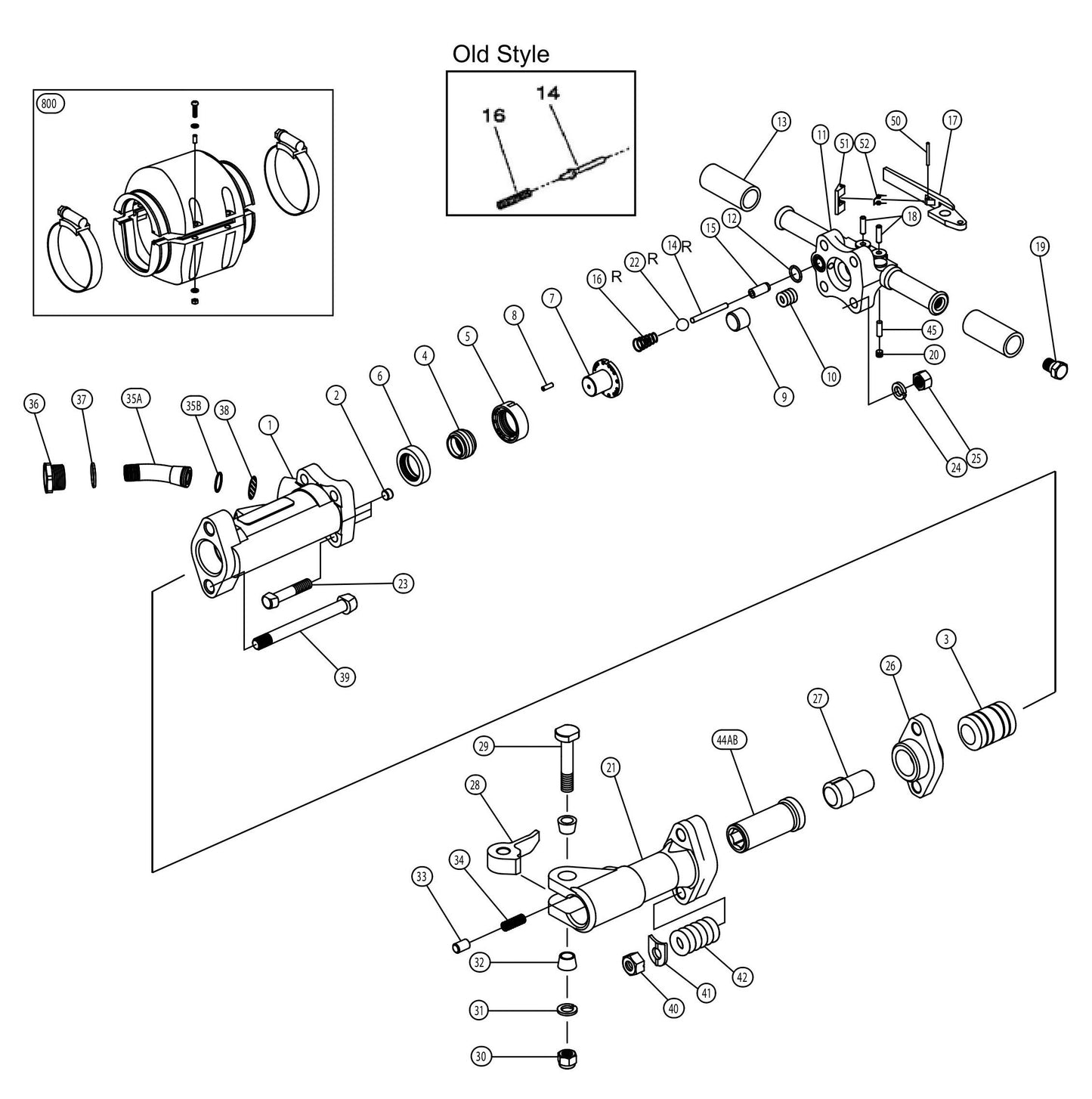 TPB-60 Paving Breaker Assembly Parts