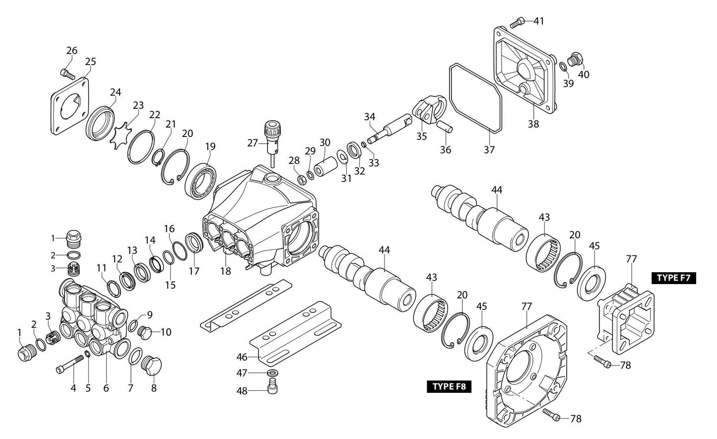 BE PE-2565HWAARSP Pressure Washer Assembly-2 Parts by BE Power Equipment