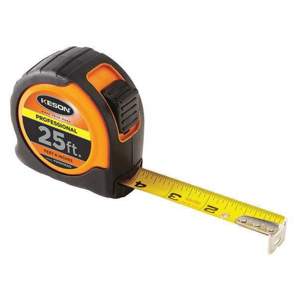 Keson PGPRO1825V 25 Feet with 1 Inch Blade Tape Measure