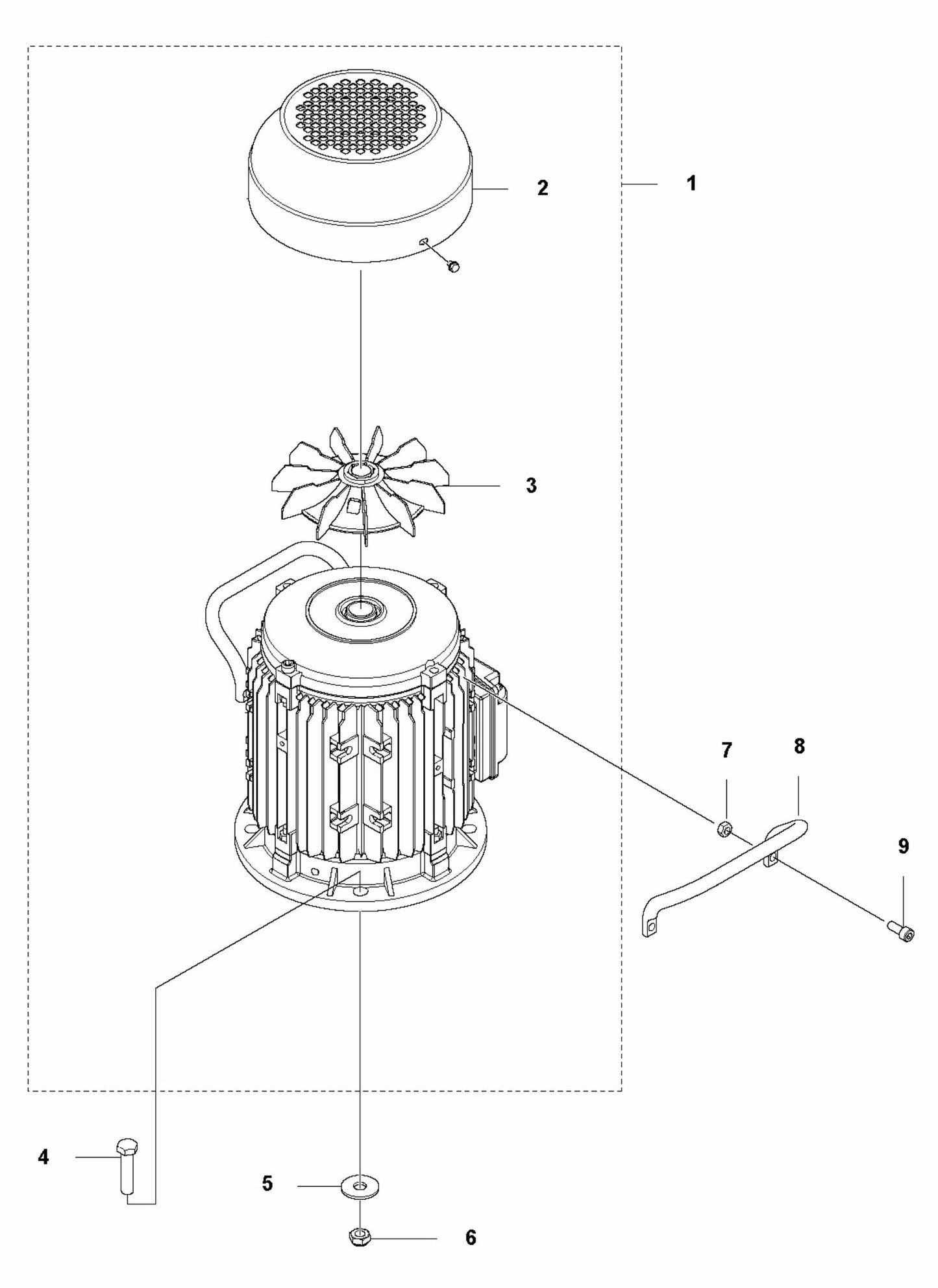 PG 400 v.4 Motor Assembly Parts By Husqvarna