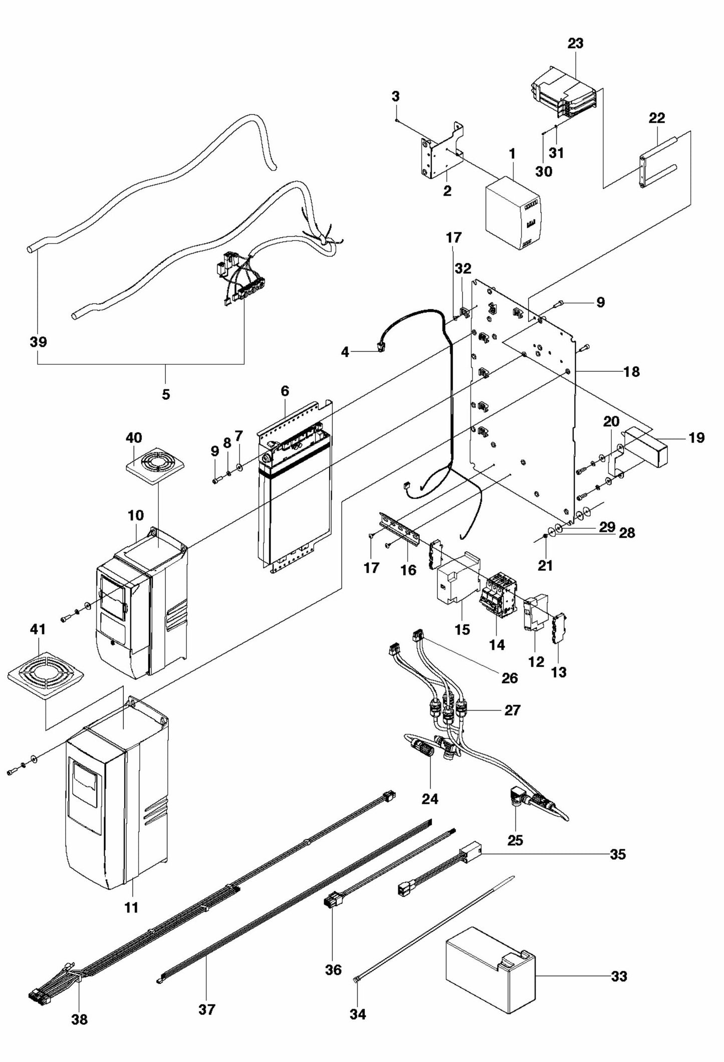 PG 680 RC Electrical Assembly Parts-2 By Husqvarna