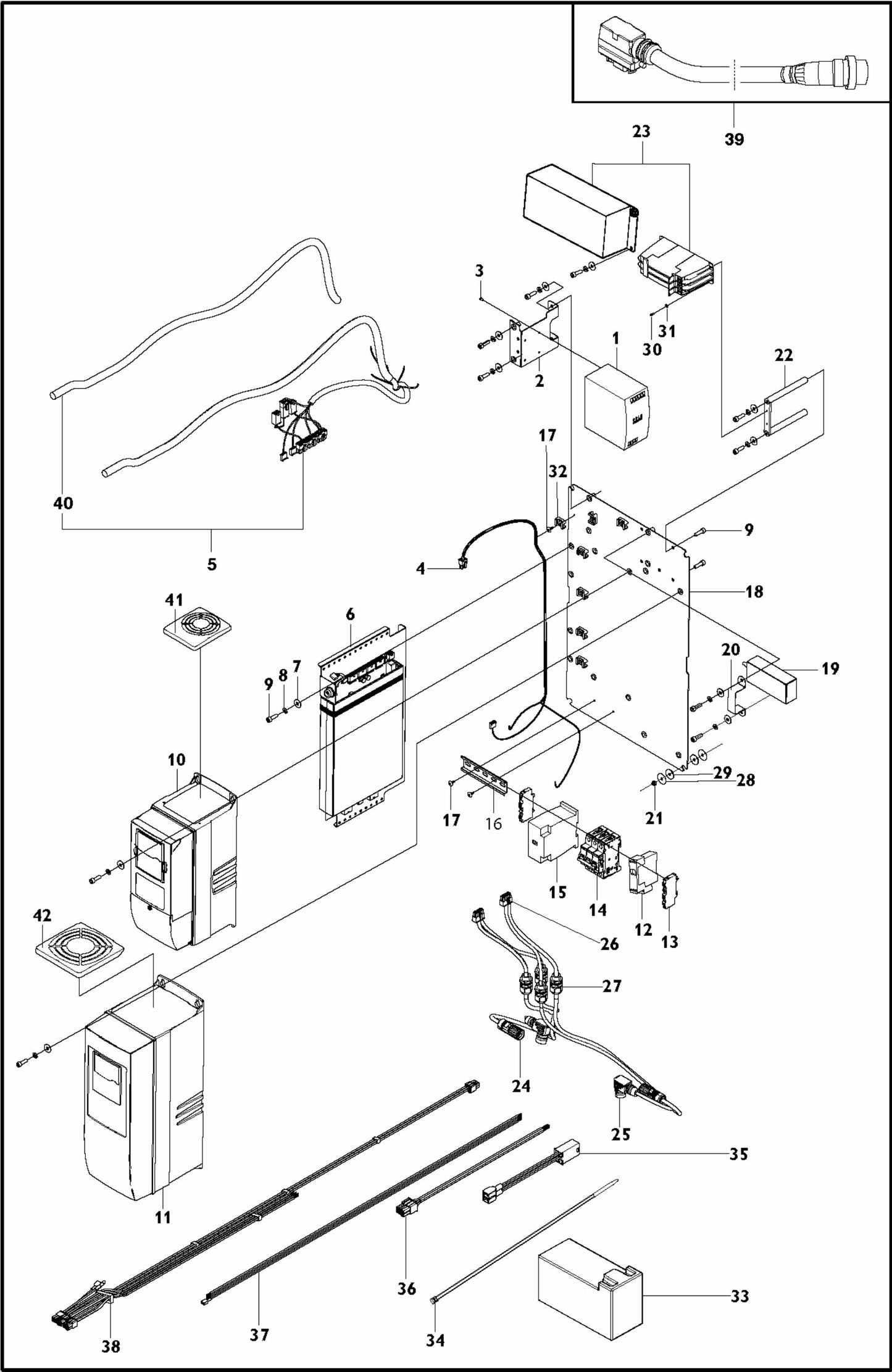 PG 820 RC Electrical Assembly Parts-2 By Husqvarna