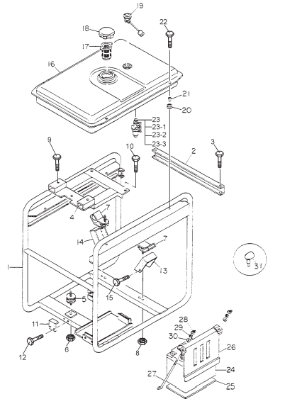 GA6RZ2 GA-6RZ2— Pipe Frame Assembly Parts By Multiquip