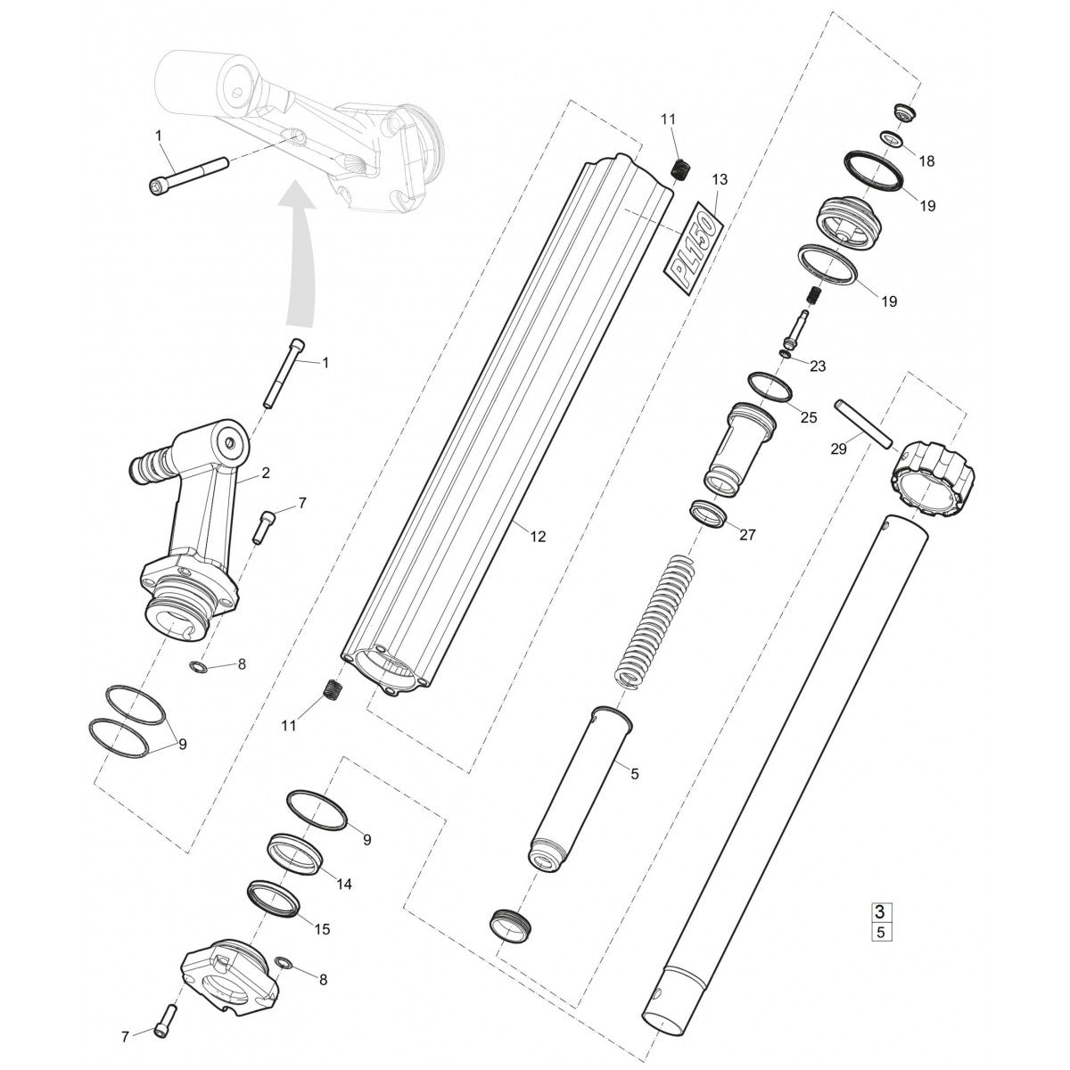 PL 150 Pusher Leg Parts By Atlas Copco