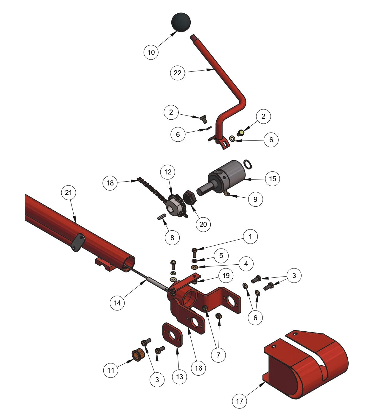 PRO430E / PRO436 / PRO436E / PRO436TC / PRO446 / PRO446TC Positive Pitch Assembly Parts By Allen Engineering