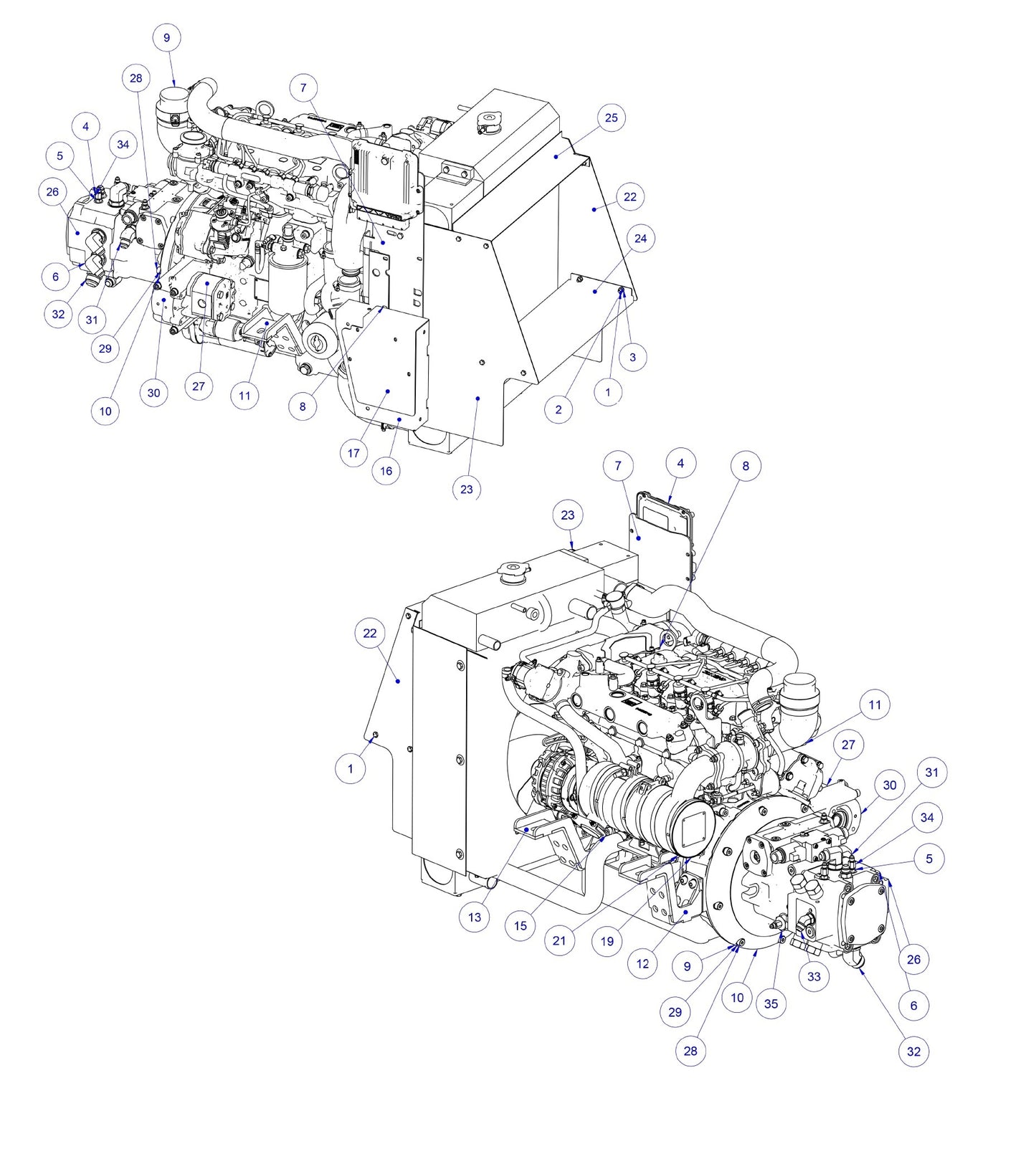 HDX760 Hydra Drive Extreme Riders Power Unit Assembly Parts by Allen Engineering