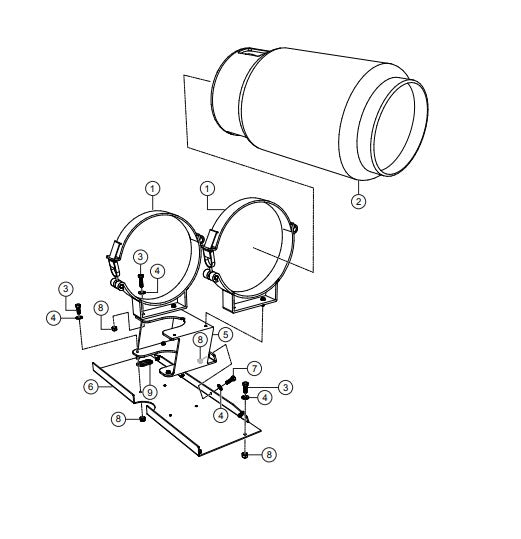 WBH-21EFP Propane Tank Assembly Parts by Multiquip Whiteman