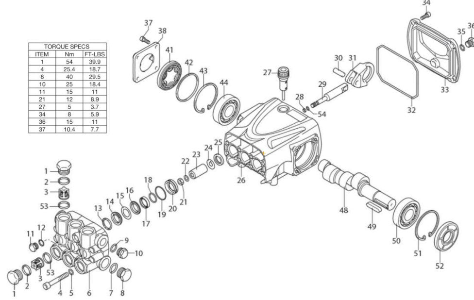 CBA-4004-1FHA (sn:10826178-99999999) Pump Assembly Parts by Mi-T-M