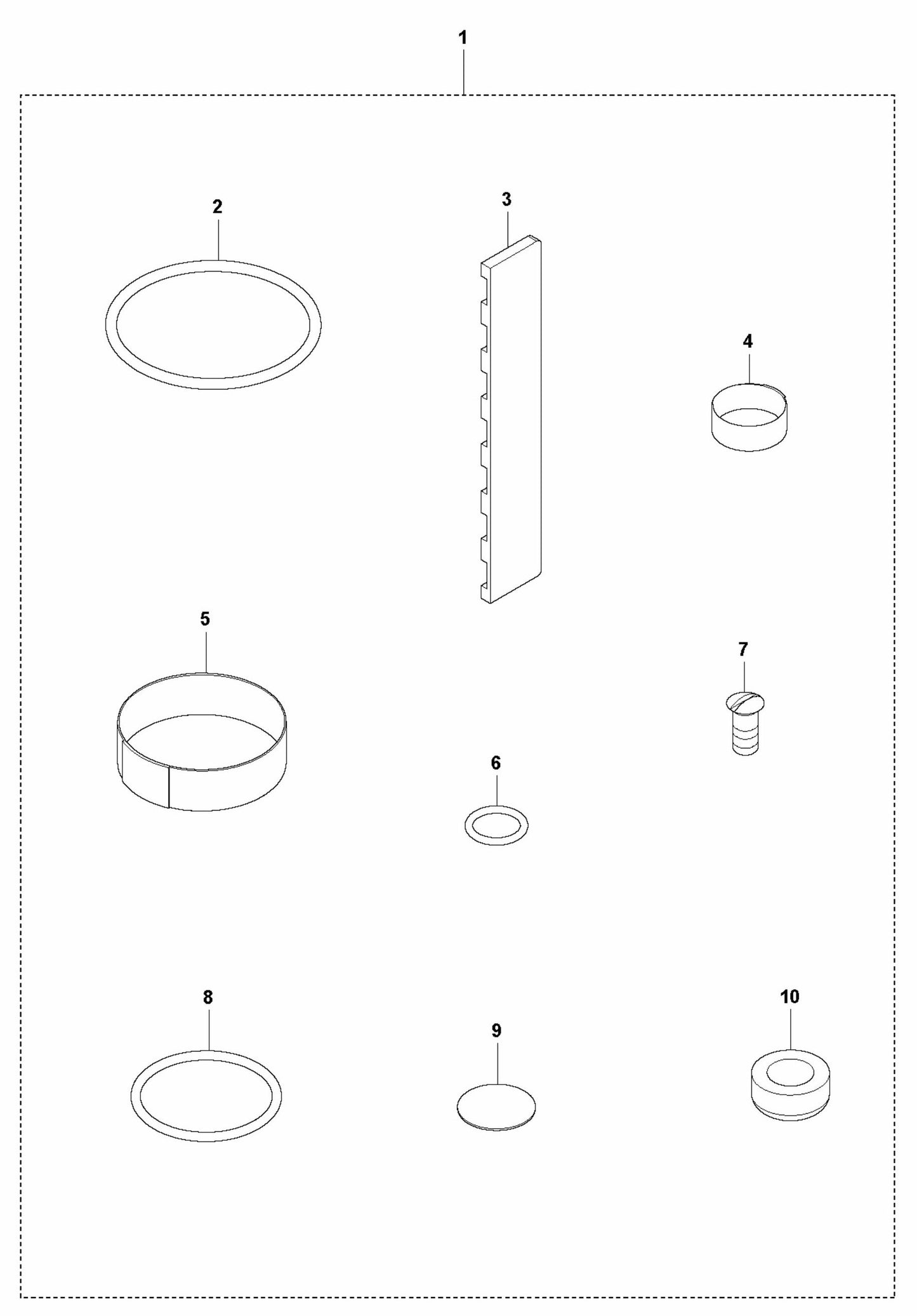 PV 47 Service Kit Assembly Parts By Husqvarna