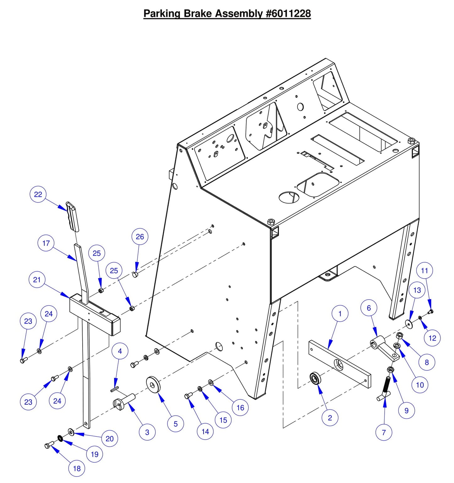 CC6561/CC6561-3 Parking Brake Assembly