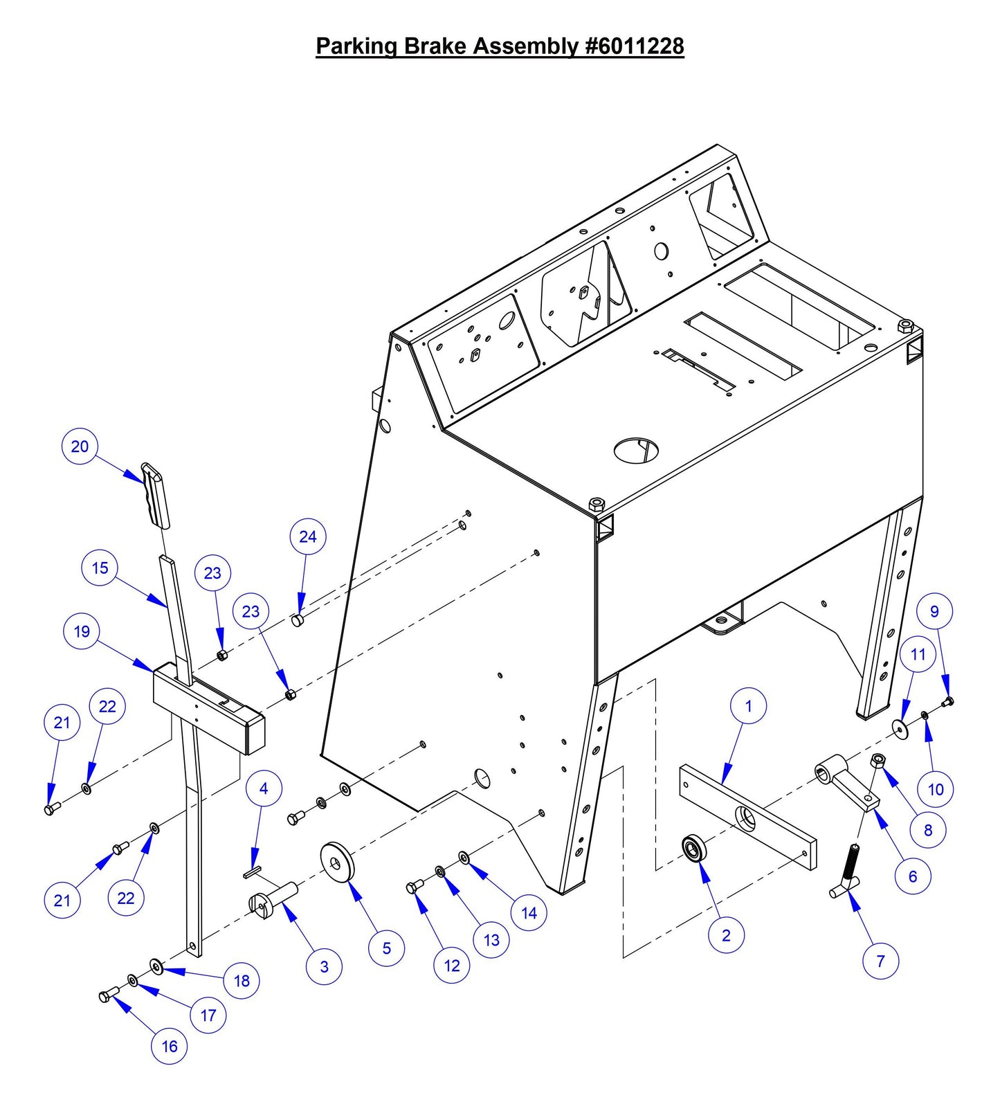 CC6566 Parking Brake Assembly