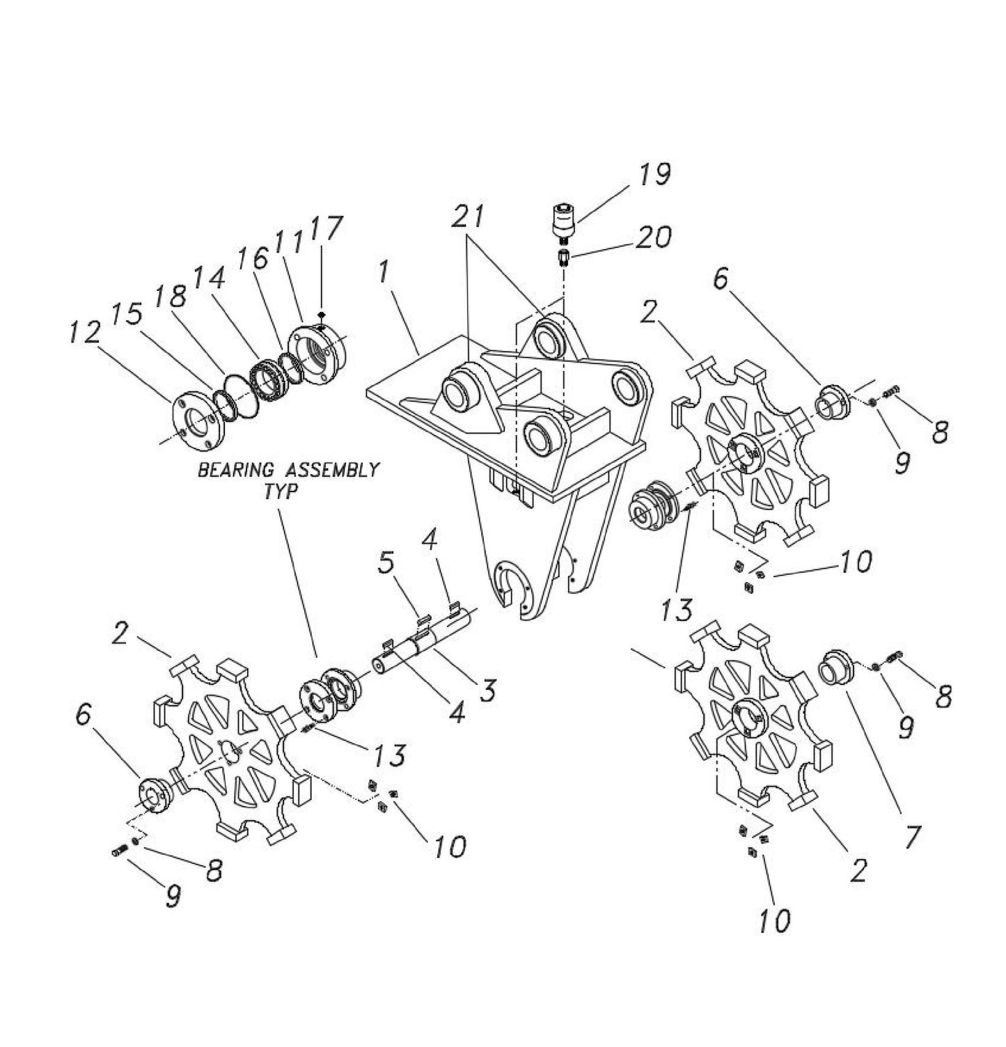 Parts Breakdown fig 2 Parts For CW 18 IV By FRD