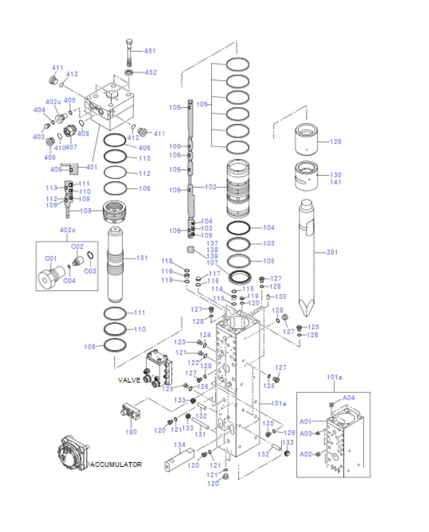 Parts Breakdown Parts for Fx275 By Husqvarna