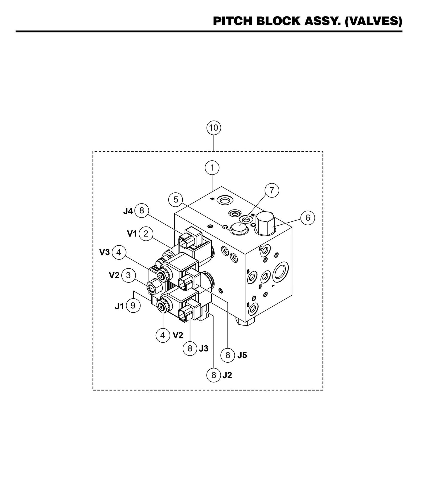 STXD6I Pitch Block Assembly (Valves)