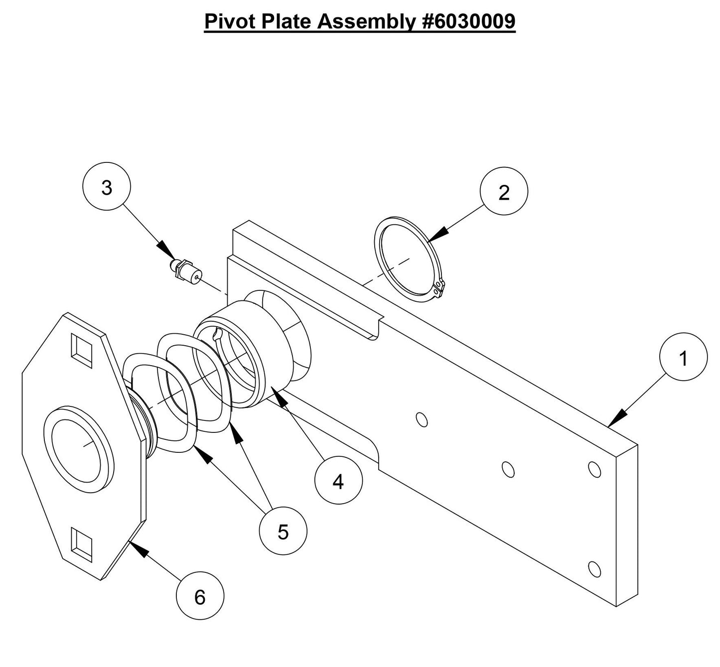 CC800M Pivot Plate Assembly