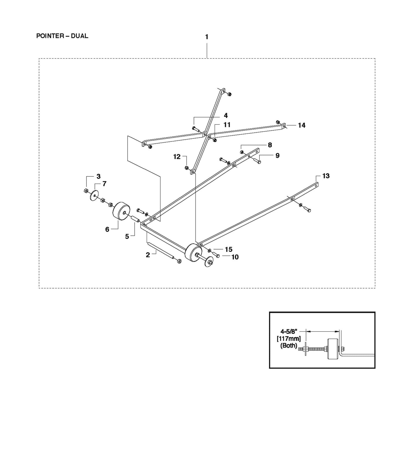 Pointer-Dual For FS520 By Husqvarna
