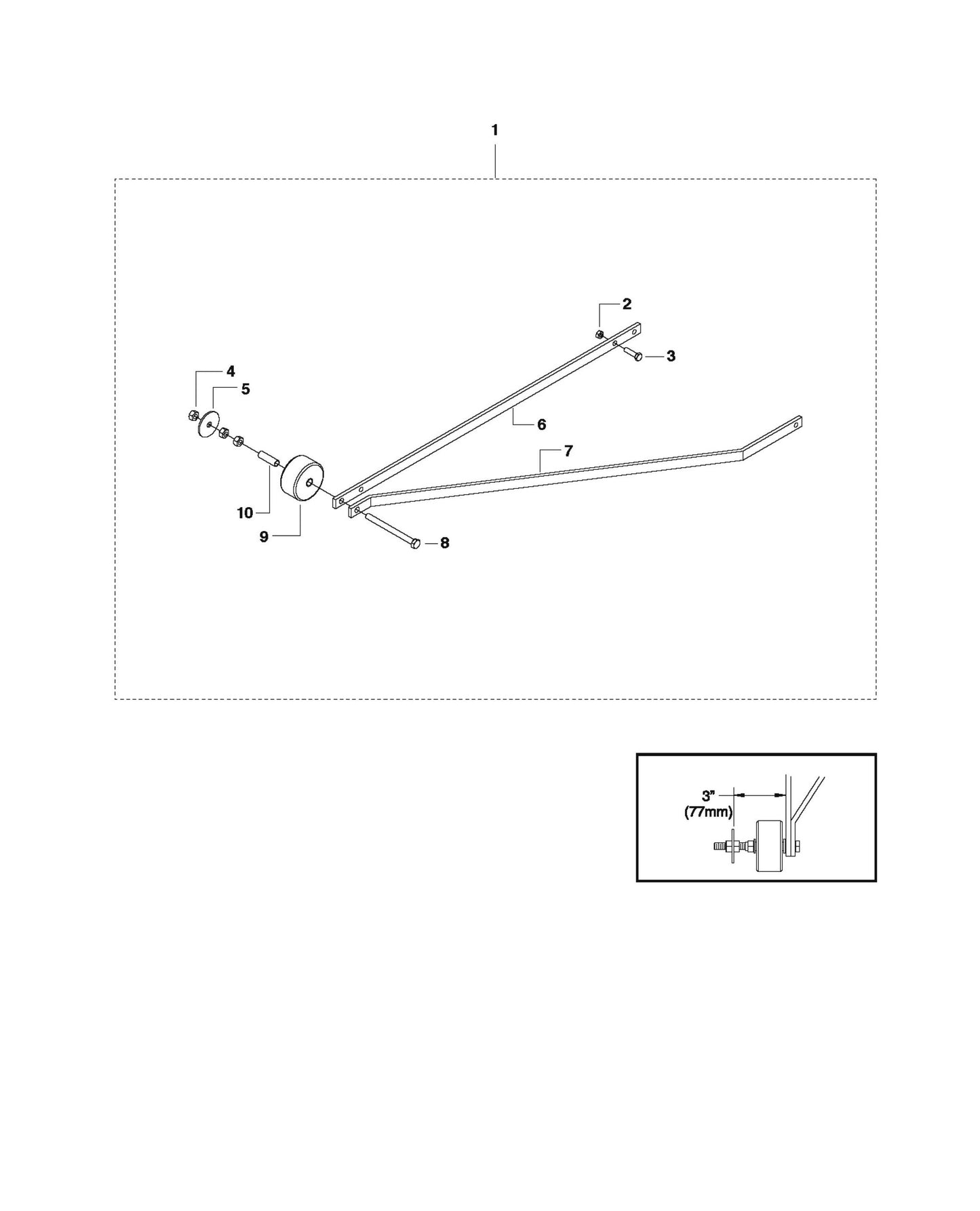 Pointer-Single For FS410 D By Husqvarna