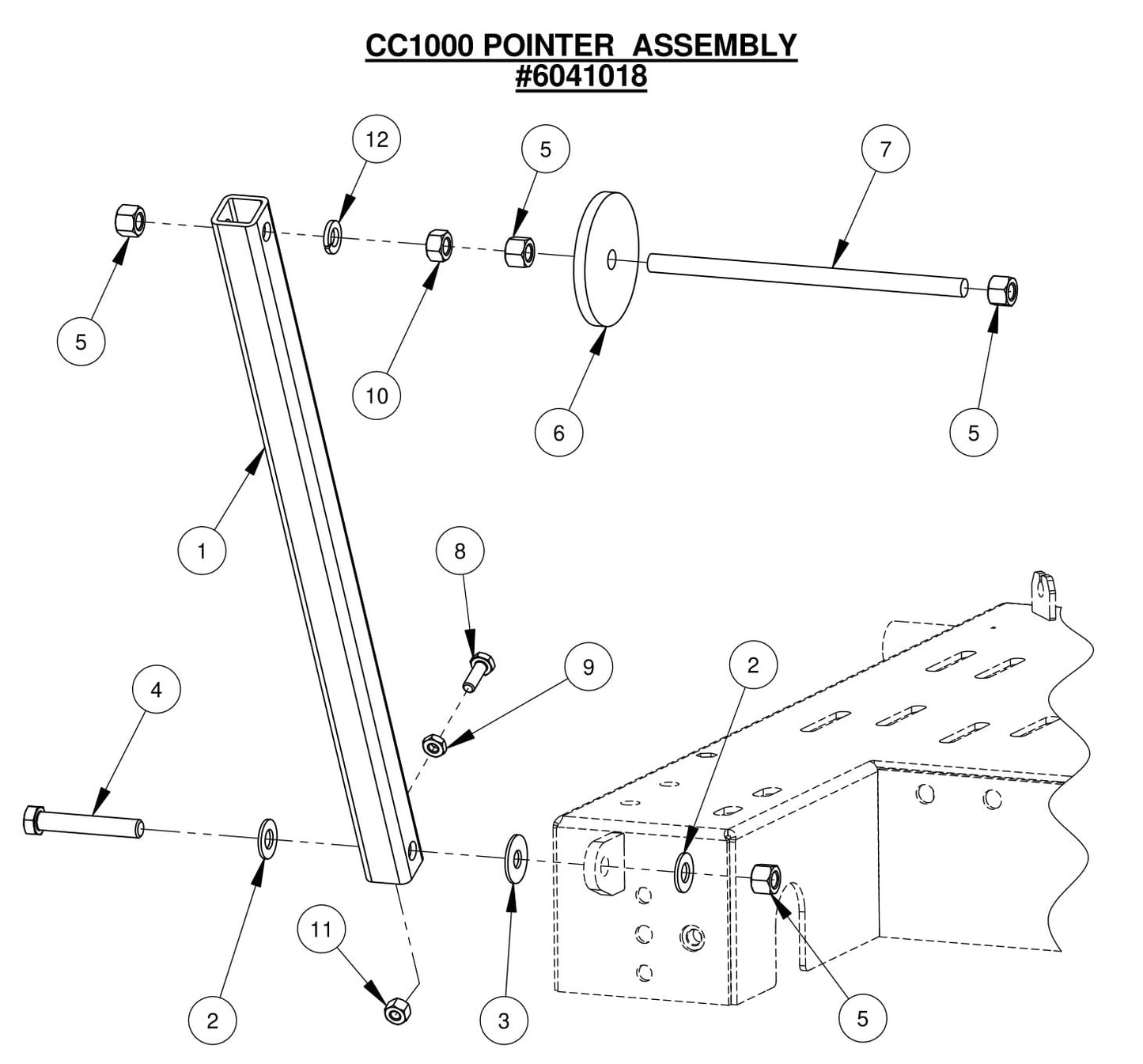 CC1000 Pointer Assembly