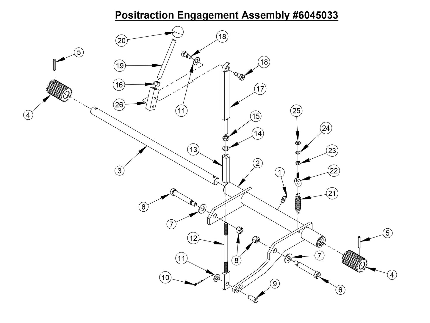 CC4120 /30EXL-3 Positraction Engagement Assembly