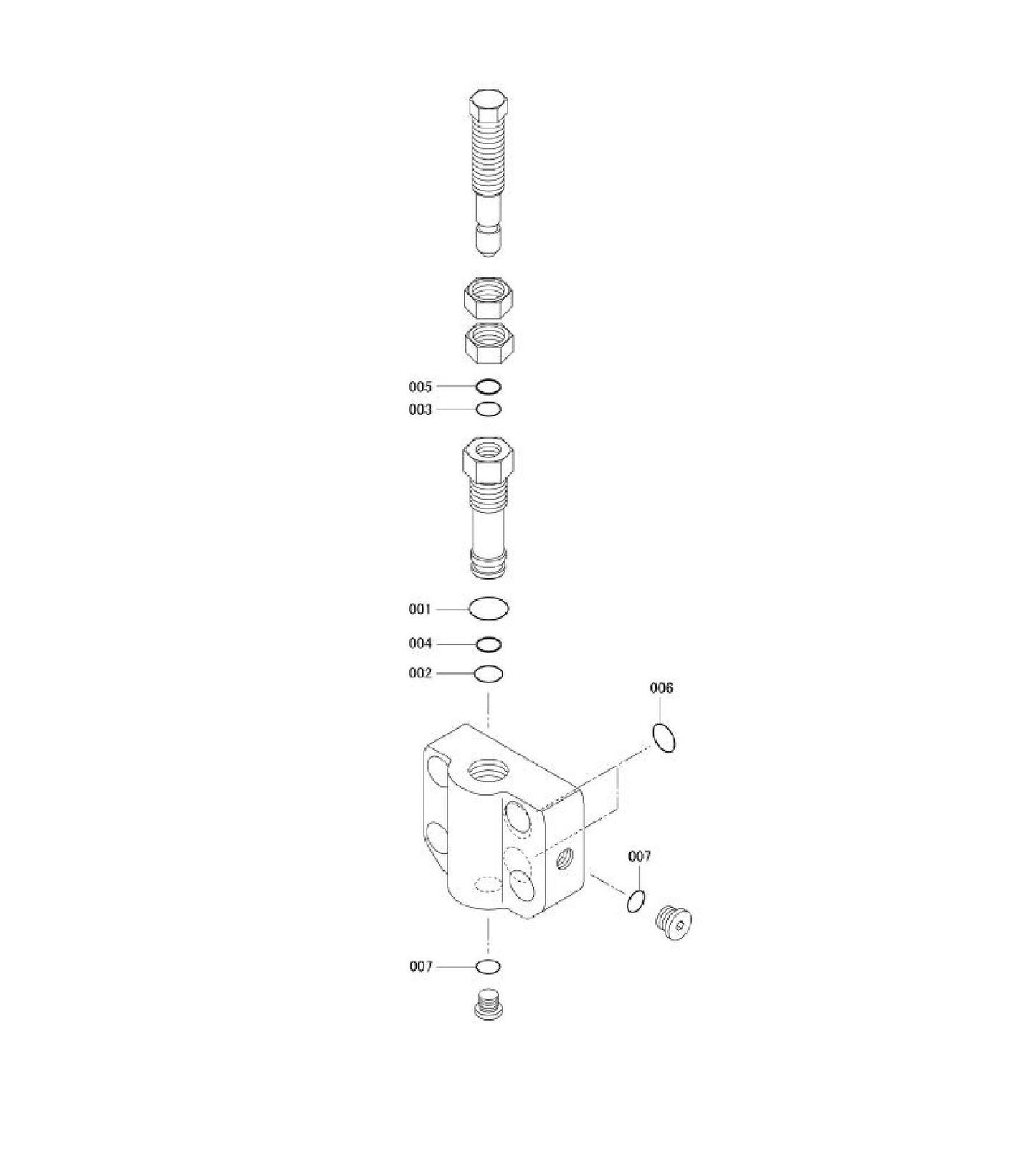 Pressure Control Valve Parts for Fx1070 By Husqvarna