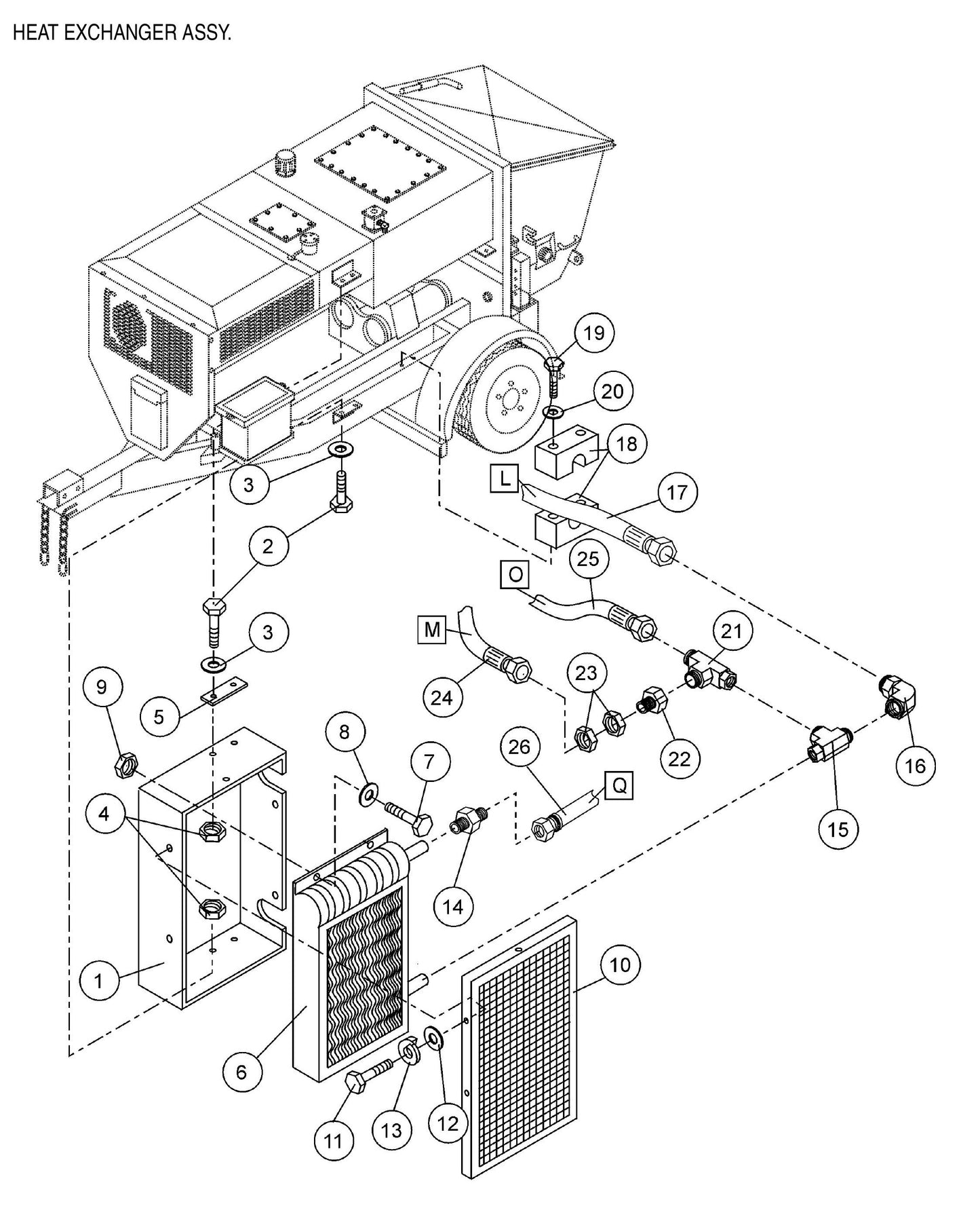 ST-45HRM CE Heat Exchanger Assembly Parts