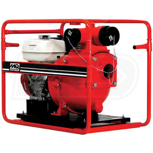 Multiquip QPT405SLT 210 GPM 4" High Pressure Water Pump w/ Honda GX Engine