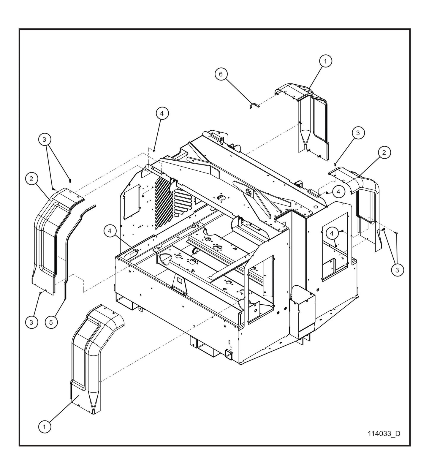 Maxi-Lite-Quarter Panels Parts By Allmand