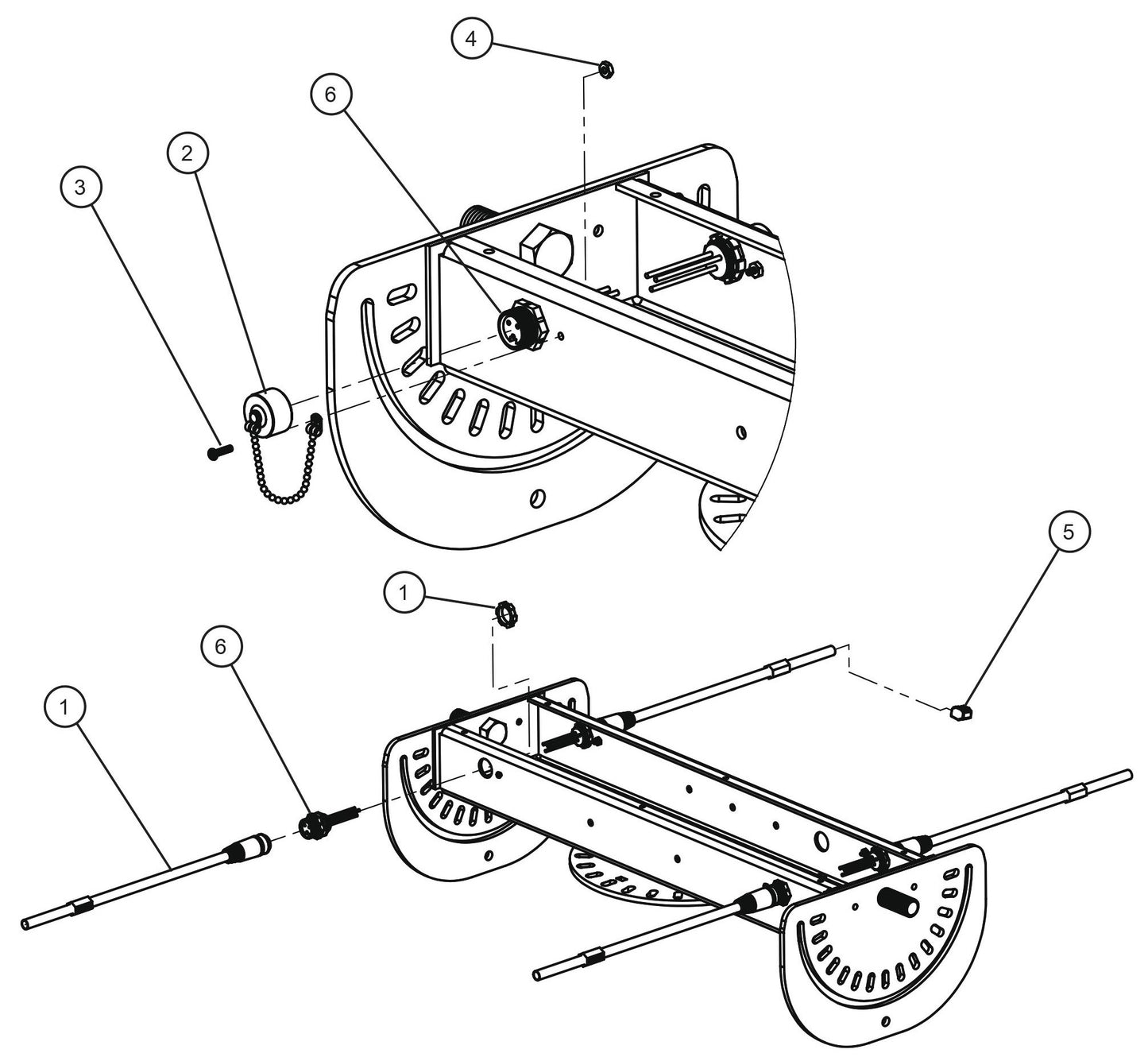 CE V-Series Night Lite Pro II Quick Disconnect Lamp Connector Parts By Allmand