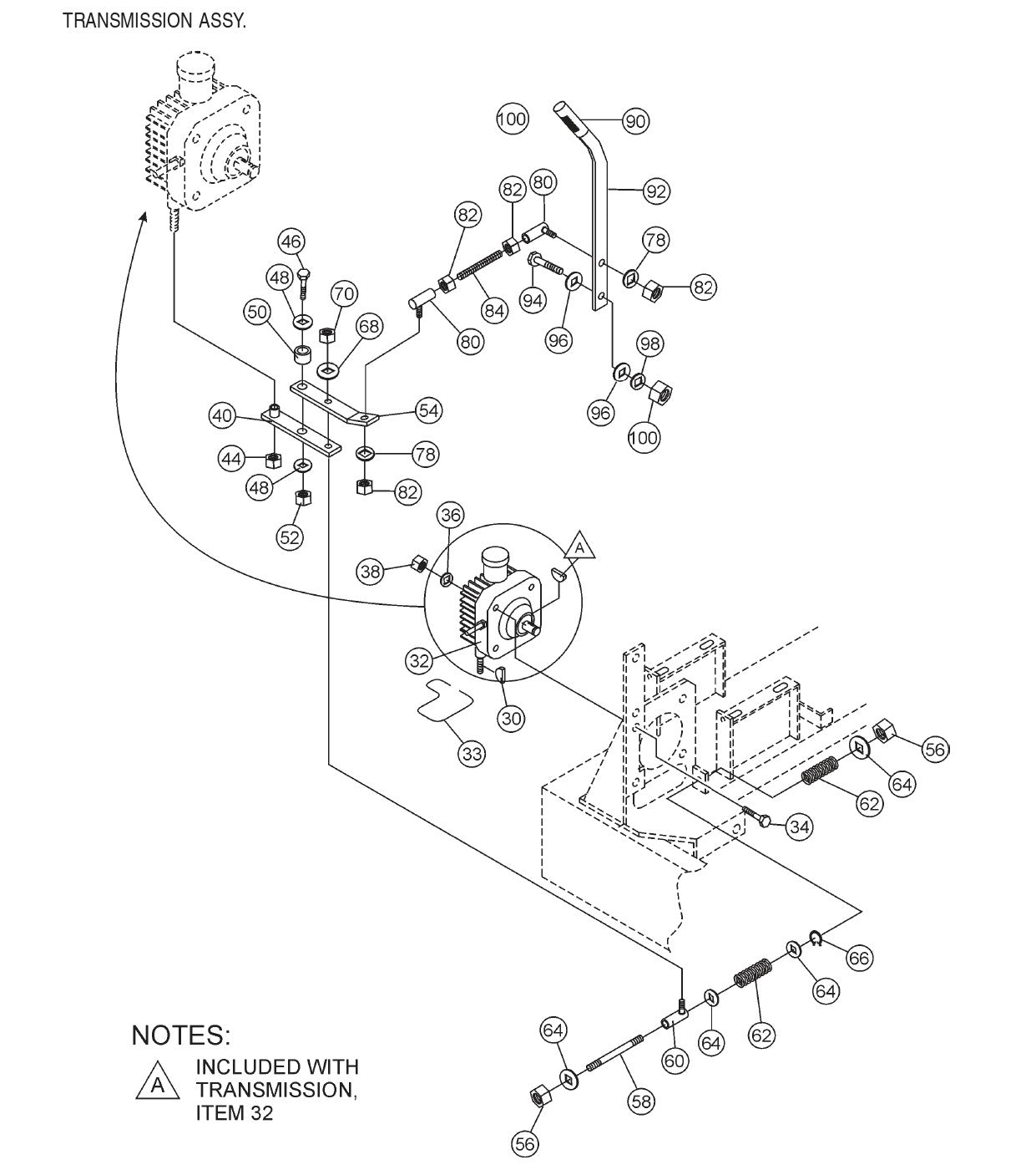 R2000H- Transmission Assembly Parts By Ride On Rollers Multiquip