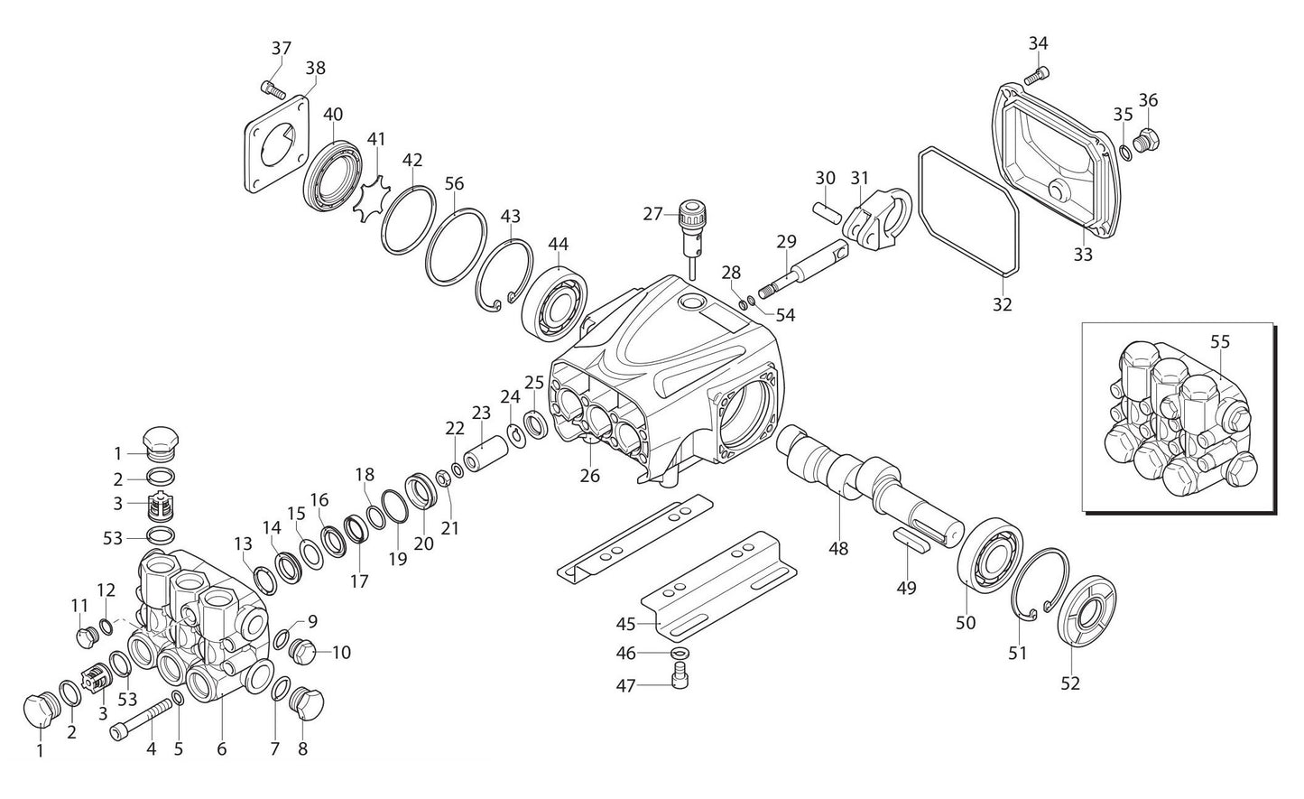 BE B3010E34AHE Pressure Washer Assembly Parts by BE Power Equipment