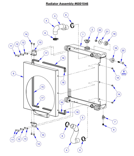 CC5049 Radiator Assembly