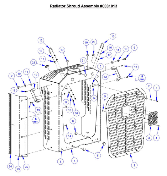 CC5049 Radiator Shroud Assembly